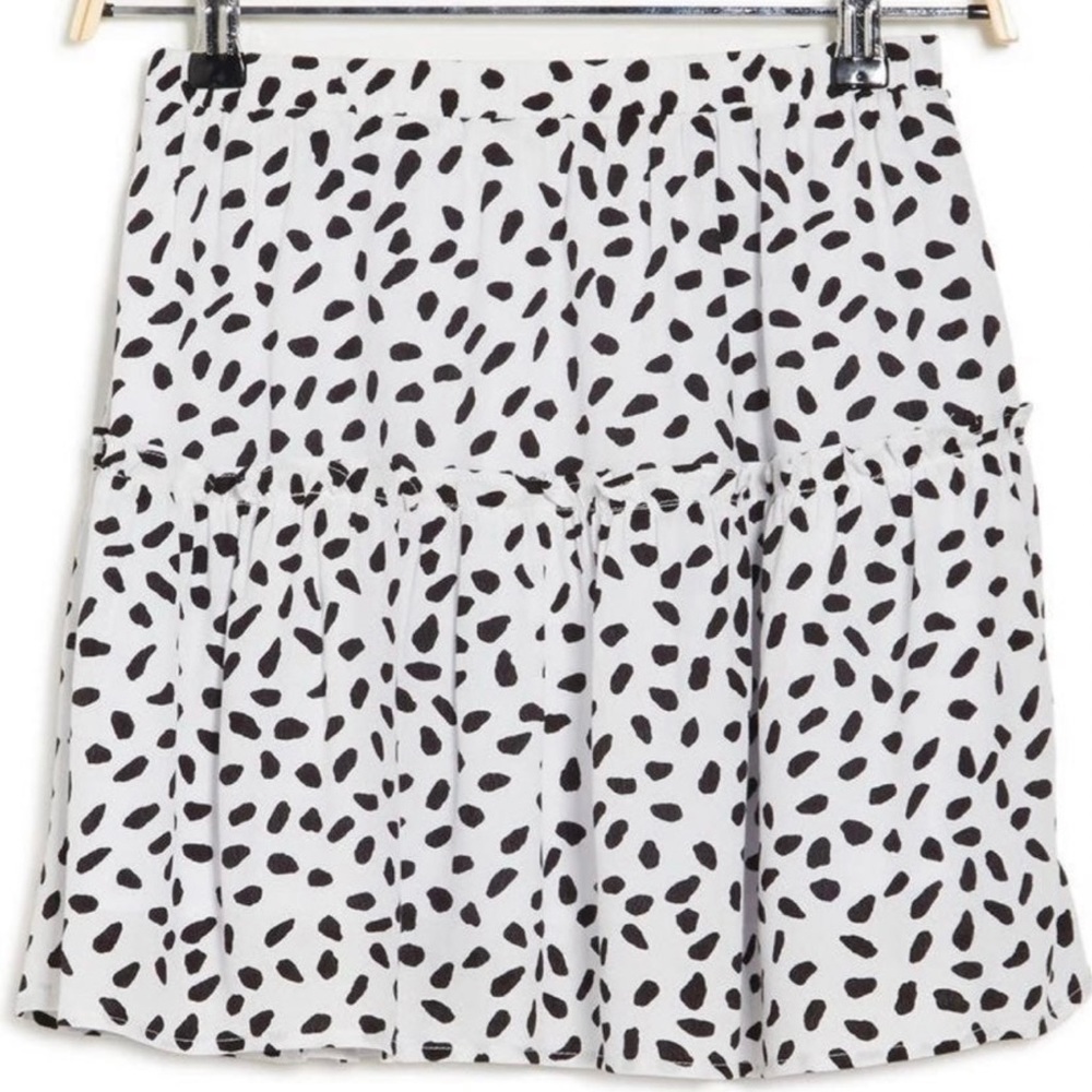 Like New ELODIE Ruffle Hem Mini Skirt